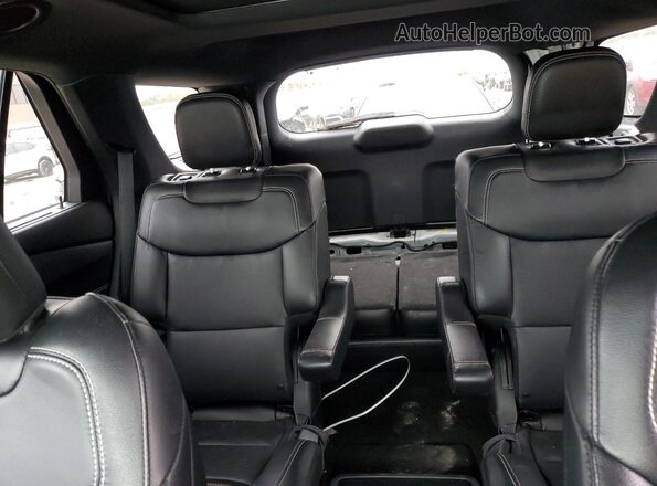 1FM5K8GC5MGA10031 2021 FORD FORD EXPLORER White Հետևի նստատեղերի տեսք