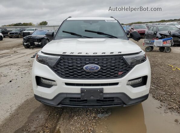 1FM5K8GC5MGA10031 2021 FORD FORD EXPLORER White Դիմացի տեսք