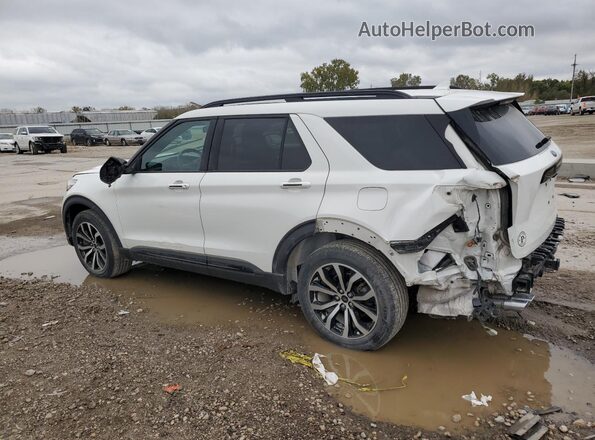1FM5K8GC5MGA10031 2021 FORD FORD EXPLORER White Հետևի ձախ