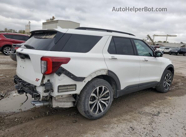 1FM5K8GC5MGA10031 2021 FORD FORD EXPLORER White Հետևի աջ