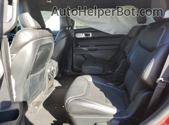 1FM5K8GC6LGA57678 2020 FORD FORD EXPLORER Red Vista interior trasera