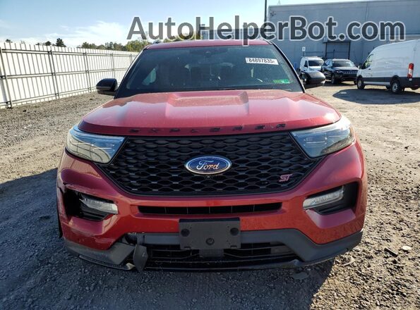 1FM5K8GC6LGA57678 2020 FORD FORD EXPLORER Red Vista frontal