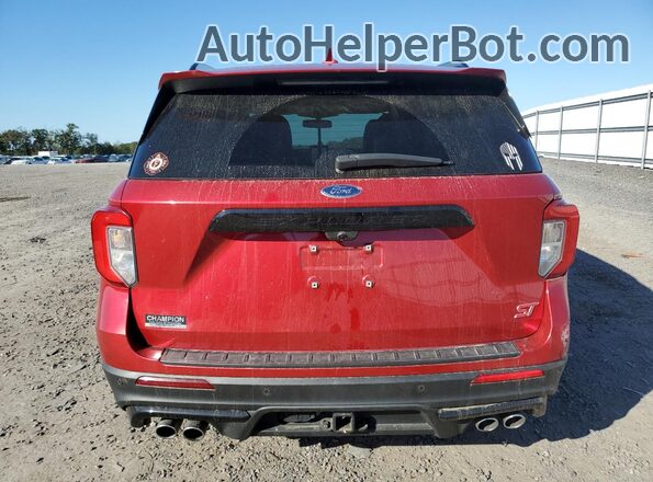 1FM5K8GC6LGA57678 2020 FORD FORD EXPLORER Red Vista trasera