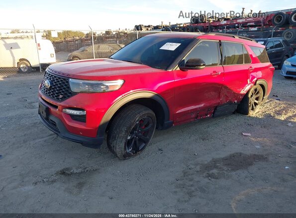 1FM5K8GC9RGA86603 2024 FORD FORD EXPLORER Red Front left