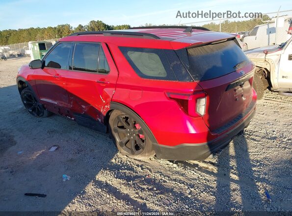 1FM5K8GC9RGA86603 2024 FORD FORD EXPLORER Red Rear left