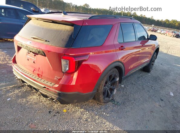 1FM5K8GC9RGA86603 2024 FORD FORD EXPLORER Red Rear right