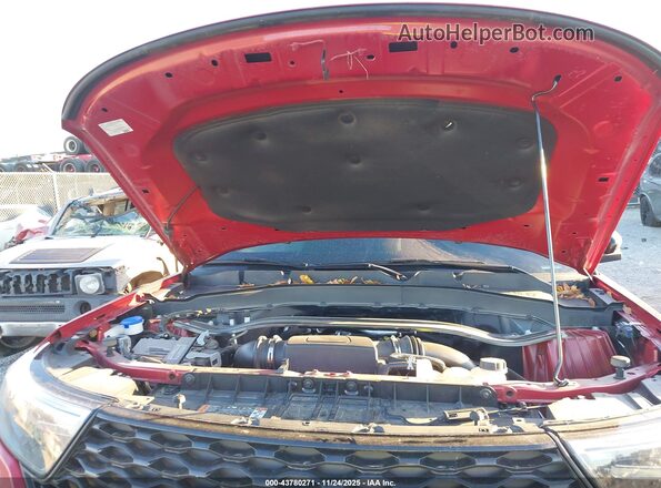 1FM5K8GC9RGA86603 2024 FORD FORD EXPLORER Red Rear view