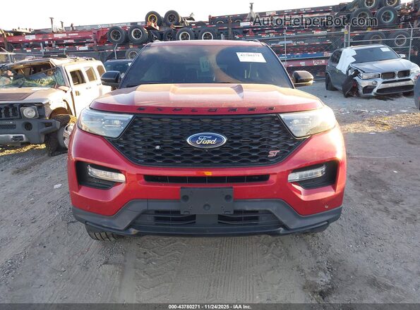 1FM5K8GC9RGA86603 2024 FORD FORD EXPLORER Red Rear interior view