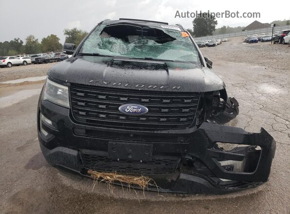 1FM5K8GT3HGC18138 2017 FORD FORD EXPLORER Black Դիմացի տեսք