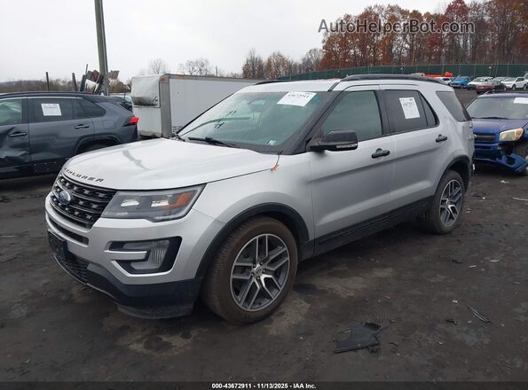 1FM5K8GTXGGD09454 2016 FORD FORD EXPLORER Silver 