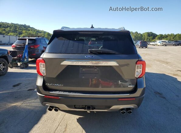 1FM5K8HC4LGA00605 2020 FORD FORD EXPLORER Gray Вид ззаду