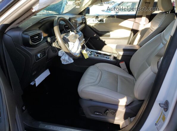 1FM5K8HC5LGA07434 2020 FORD FORD EXPLORER White Front interior view
