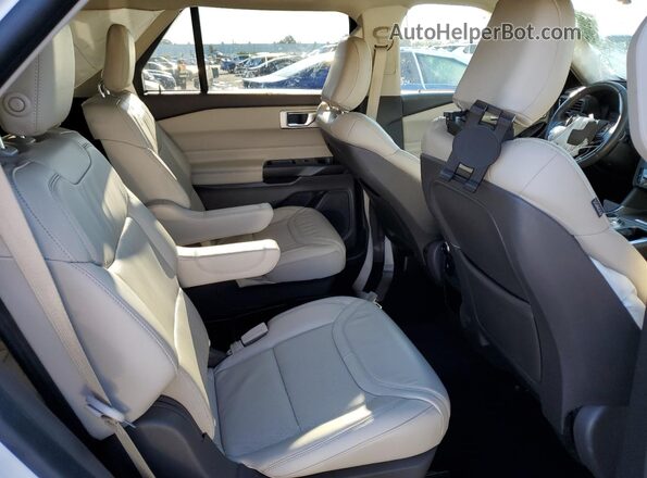 1FM5K8HC5LGA07434 2020 FORD FORD EXPLORER White Rear interior view