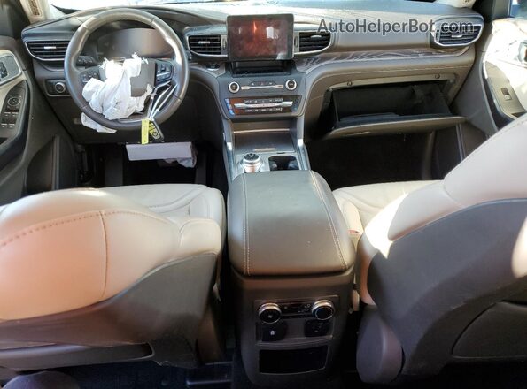 1FM5K8HC5LGA07434 2020 FORD FORD EXPLORER White Dashboard view