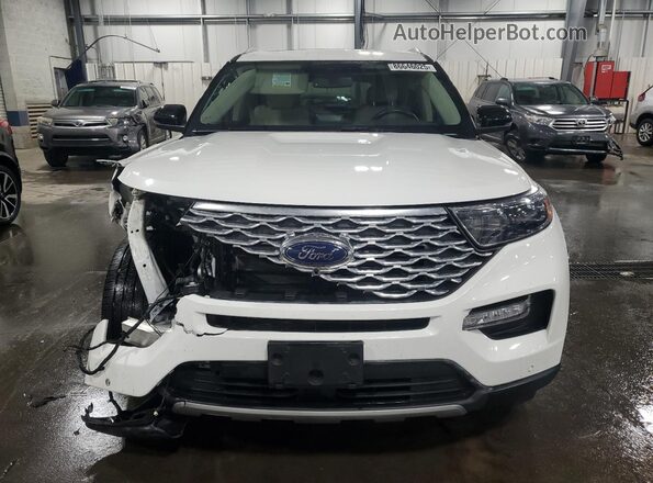 1FM5K8HC7NGC08724 2022 FORD FORD EXPLORER Белый Вид спереди