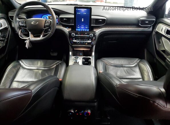 1FM5K8HCXMGA06247 2021 FORD FORD EXPLORER Белый Вид панели приборов