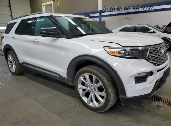 1FM5K8HCXMGA06247 2021 FORD FORD EXPLORER Белый Передняя правая четверть