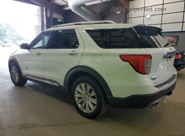 1FM5K8LC6MGC43972 2021 FORD FORD EXPLORER White Tył lewy