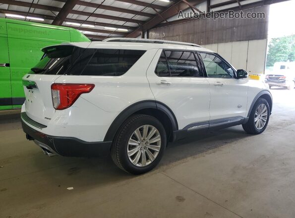 1FM5K8LC6MGC43972 2021 FORD FORD EXPLORER White Tył prawy
