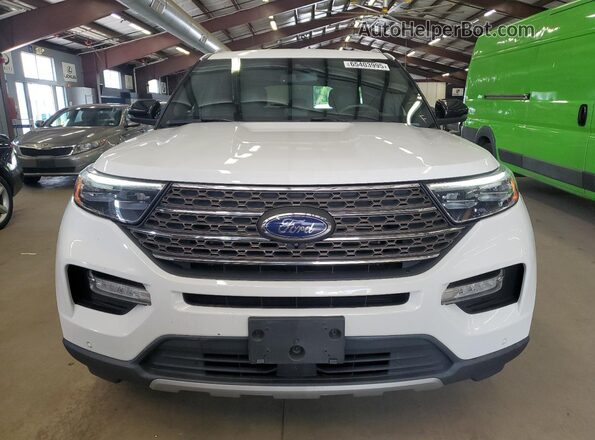 1FM5K8LC6MGC43972 2021 FORD FORD EXPLORER White Widok z przodu