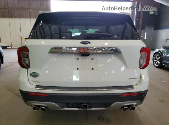 1FM5K8LC6MGC43972 2021 FORD FORD EXPLORER White Widok z tyłu