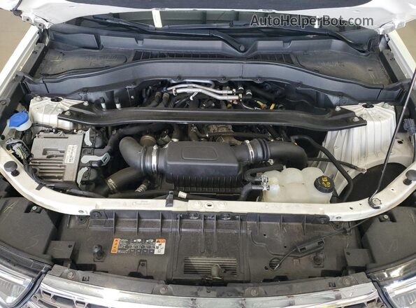 1FM5K8LC6MGC43972 2021 FORD FORD EXPLORER White Widok komory silnika