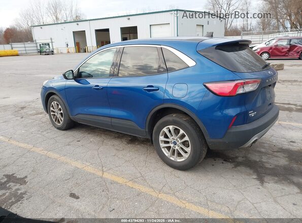 1FMCU9G63NUA75786 2022 FORD ESCAPE Blue Rear left