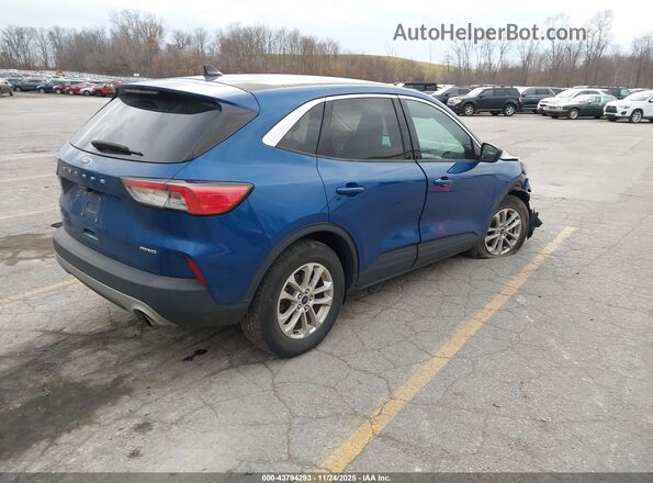 1FMCU9G63NUA75786 2022 FORD ESCAPE Blue Rear right