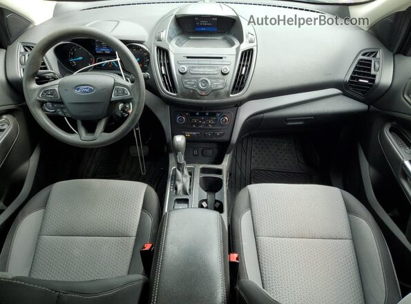 1FMCU9GD2HUC40942 2017 FORD ESCAPE Black Widok deski rozdzielczej