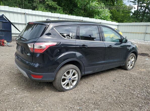 1FMCU9GD2HUC40942 2017 FORD ESCAPE Black Tył prawy