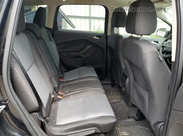 1FMCU9GD2HUC40942 2017 FORD ESCAPE Black Widok wnętrza z tyłu
