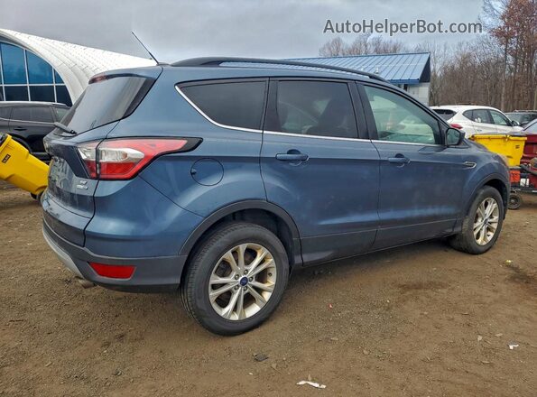 1FMCU9GD6JUA29197 2018 FORD ESCAPE Blue Задня права чверть