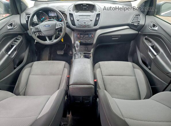 1FMCU9GD6JUA29197 2018 FORD ESCAPE Blue Вид панелі приладів