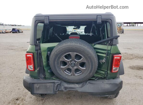1FMDE5BH7NLB15005 2022 FORD BRONCO Зеленый Вид сзади