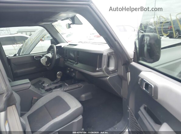 1FMDE5DH8NLB86730 2022 FORD BRONCO Silver წინა სალონის ხედი