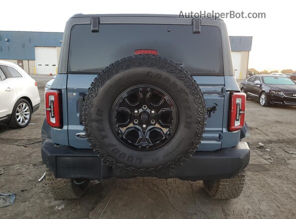 1FMEE2BPXRLA46519 2024 FORD BRONCO Blue Вид ззаду