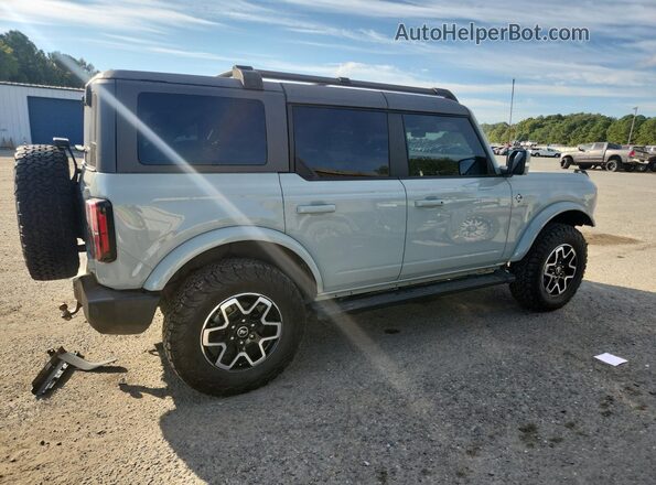 1FMEE5DP0NLB31183 2022 FORD BRONCO Серебряный Задняя правая четверть