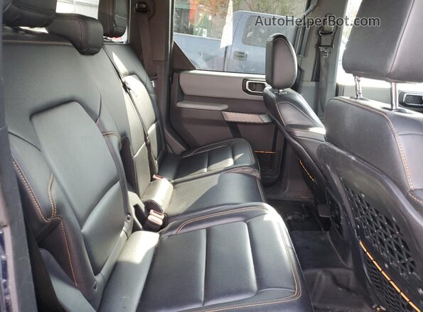 1FMEE5DP1MLB01561 2021 FORD BRONCO Blue Widok tylnych siedzeń