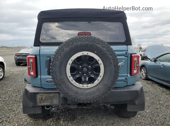1FMEE5DP3MLA61810 2021 FORD BRONCO Blue უკანა ხედი