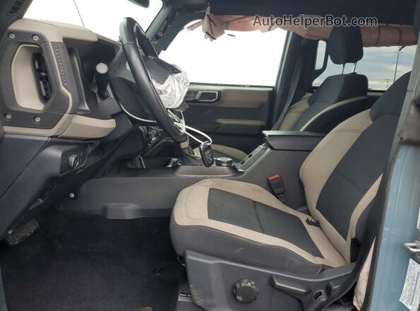 1FMEE5DP3MLA61810 2021 FORD BRONCO Blue წინა სალონის ხედი