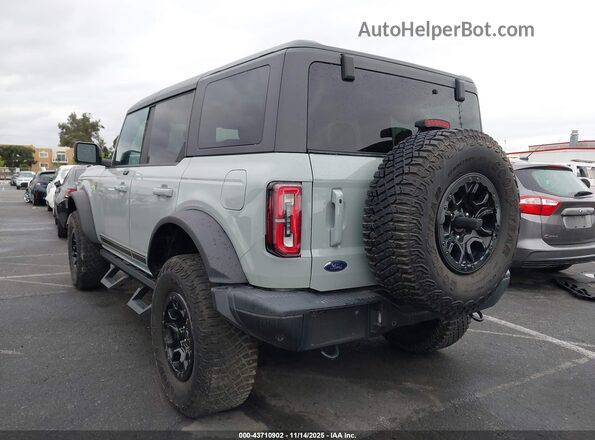 1FMEE5EP8MLA40840 2021 FORD BRONCO Серый Задняя левая четверть