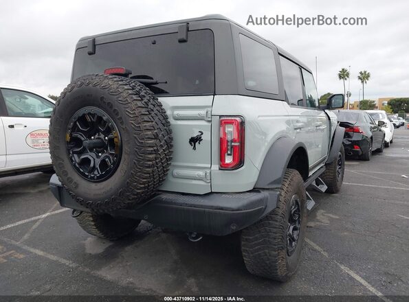 1FMEE5EP8MLA40840 2021 FORD BRONCO Серый Задняя правая четверть