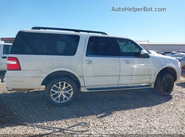 1FMJK2AT0GEF14166 2016 FORD EXPEDITION EL White Вид задньої частини салону
