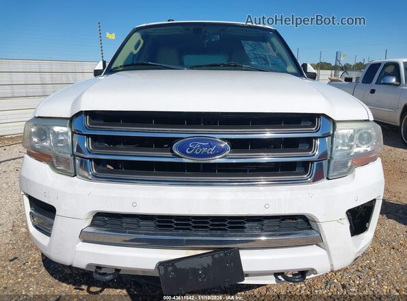 1FMJK2AT0GEF14166 2016 FORD EXPEDITION EL White Вид щитка приладів