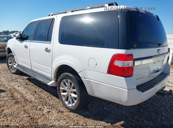 1FMJK2AT0GEF14166 2016 FORD EXPEDITION EL White Задня ліва чверть