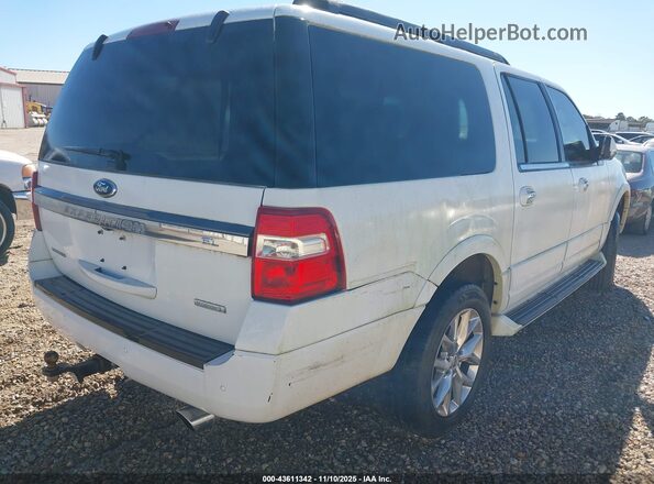 1FMJK2AT0GEF14166 2016 FORD EXPEDITION EL White Задня права чверть