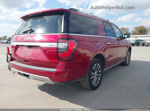 1FMJK2AT6JEA49092 2018 FORD EXPEDITION MAX Red Rear right