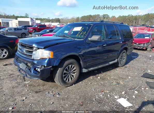 1FMJU1HT6GEF27417 2016 FORD EXPEDITION Navy Vista tres cuartos delantera izquierda