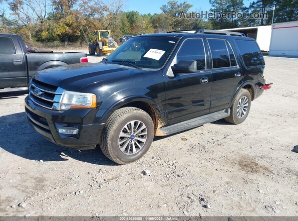 1FMJU1HT9GEF55938 2016 FORD EXPEDITION Black წინა მარცხენა ხედი სამი მეოთხედიდან