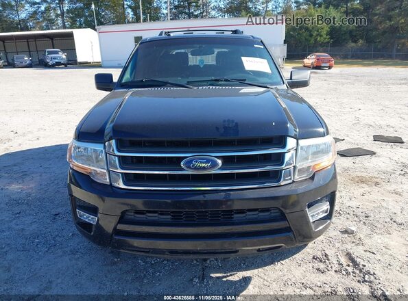 1FMJU1HT9GEF55938 2016 FORD EXPEDITION Black ხელსაწყოთა პანელის ხედი